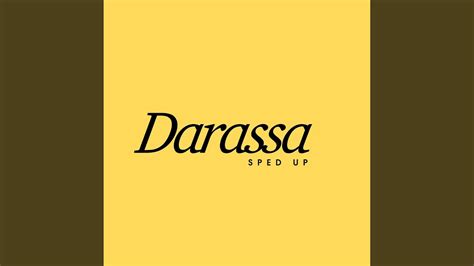 Darassa Sped Up Youtube