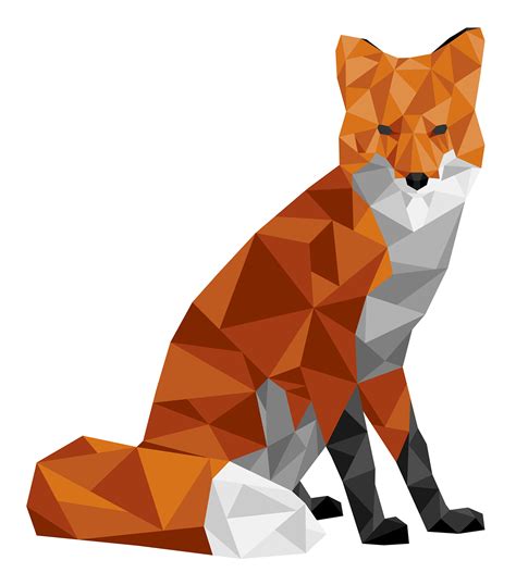 Geometric Fox On Behance
