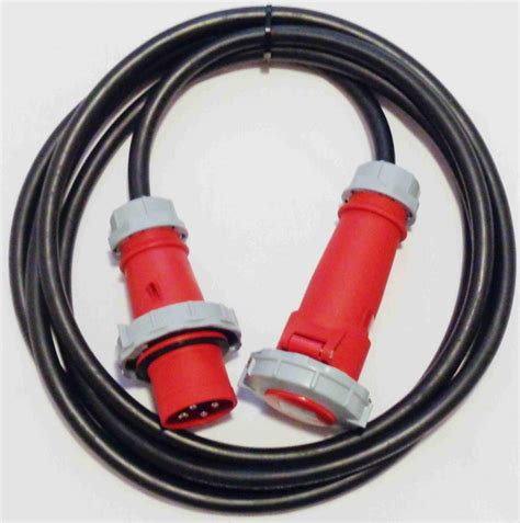 32a 10m 4 Pin Ip67 Refrigeratedreefer Container Extension Leads