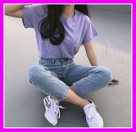 Purple Korean Fashion Aesthetic Purple Outfits Goimages Stop