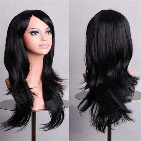 70cm Pink Red Rose Long Body Wave Synthetic Hair Wig Price India Sexi