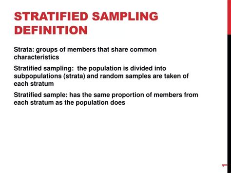 Ppt Stratified Sampling Definition Powerpoint Presentation Free