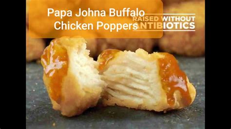 take me out food review papa johns buffalo chicken poppers fin youtube