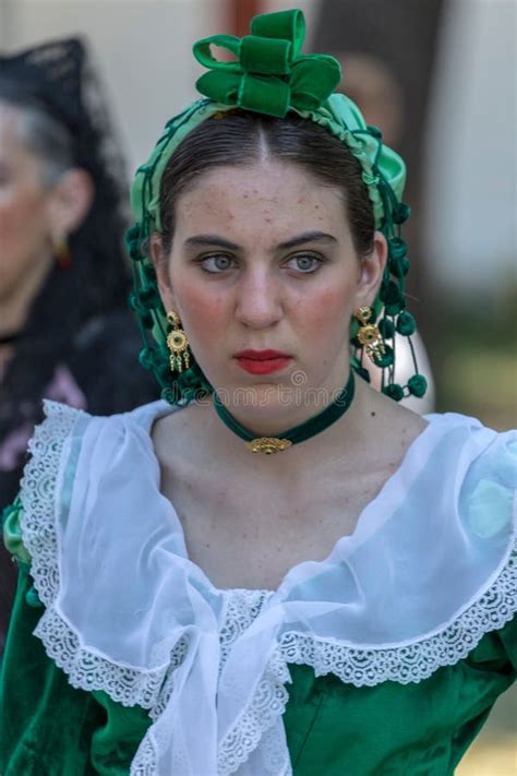 Mature Dancer Woman From Spain In Traditional Costume Editorial Image Image Of Ethnicity