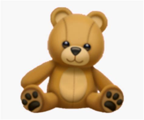 Transparent Bear Emoji Png Teddy Bear Emoji Transparent Png Download Transparent Png Image