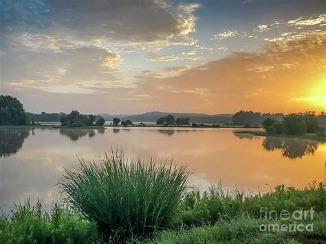 Early Morning Sunrise On The Lake Photograph By Ken Johnson Pixels