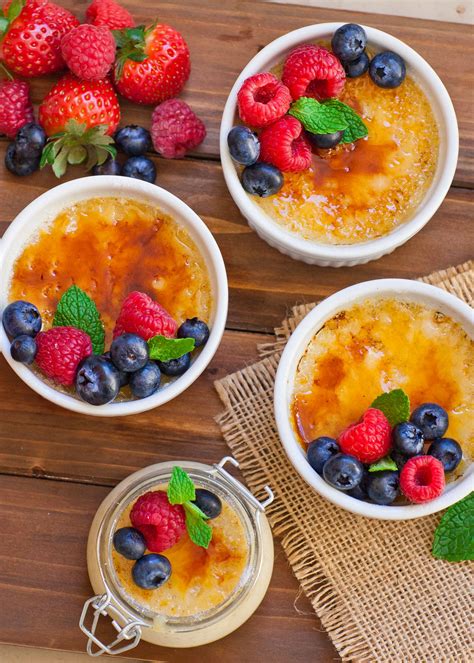 Classic creme brulee is made with 4 simple ingredients: Classic Creme Brulee - Tatyanas Everyday Food