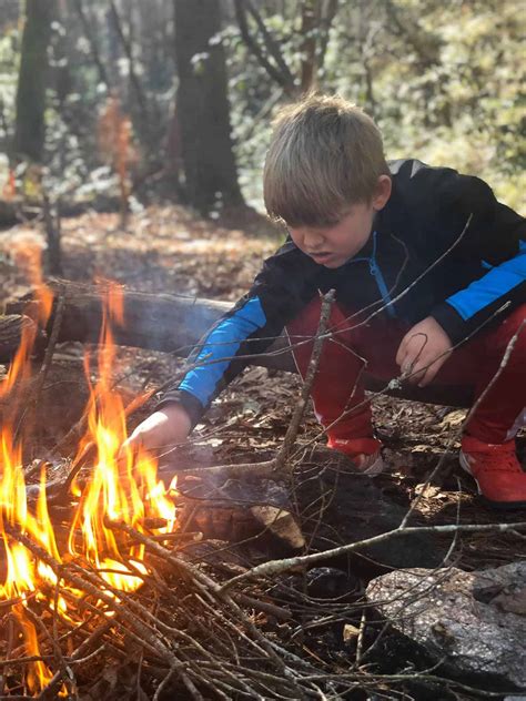 Outdoor Skills Teaching Kids How To Build A Fire And Fire Safety Tips