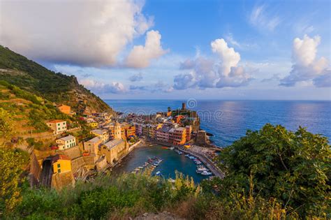 Vernazza In Cinque Terre Italy Stock Image Image Of Buildings