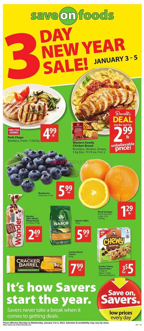 Save On Foods Ab Flyer January 3 To 5