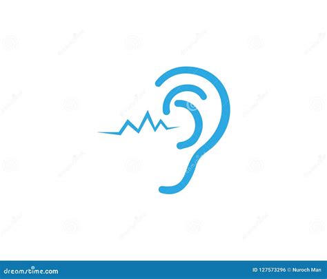 Hearing Logo Template Cartoon Vector 172271677
