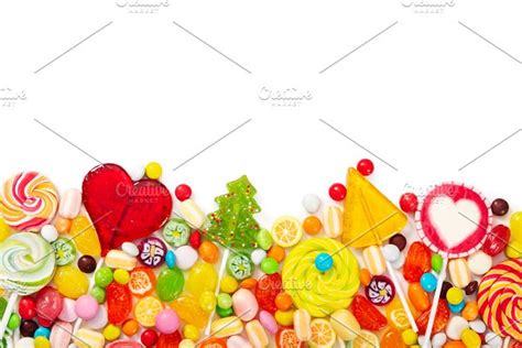 Colorful Candies And Lollipops High Quality Food Images ~ Creative Market