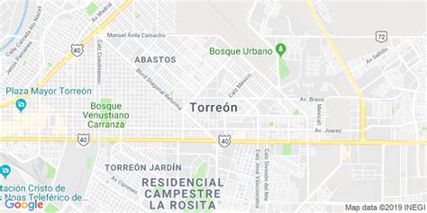 Mapa De Torreon Coahuila Mapa De Mexico