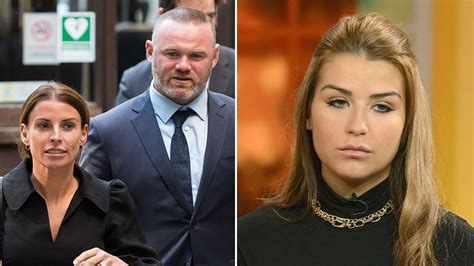 Coleen Rooneys Pals Chased Waynes Escort Down The Street After