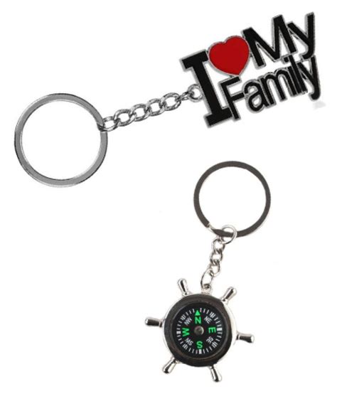 Alexus Combo Of Metal Key Chains Multicolour Pack Of 2 Buy Online At Low Price In India