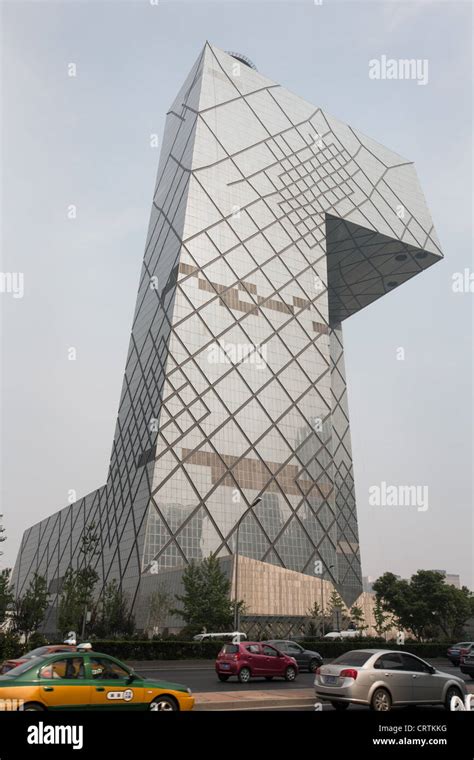 The Modern Cctv China Television Building Designed By Rem Koolhaas