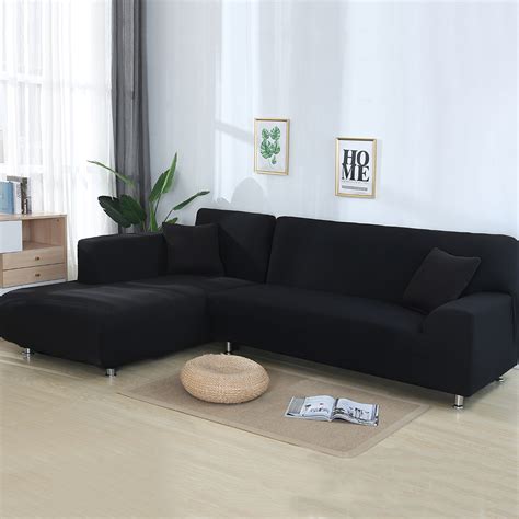 Geben sie ihrem sofa ein frischeres aussehen mit unserem weichen und stilvollen sofa überwürfe! 2Stk Sofa Überwürfe elastische Stretch Sofa Bezug für L ...