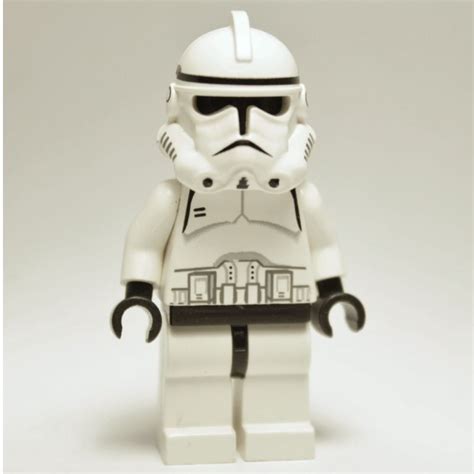 Lego Set Fig 003667 Clone Trooper Phase Ii Armor Plain Black Head