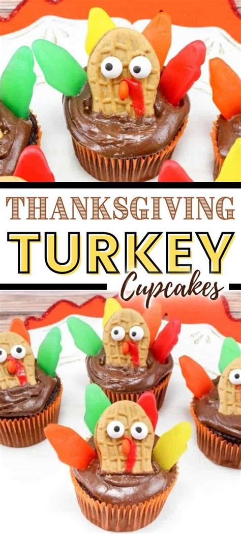 Thanksgiving Turkey Cupcake Recipe