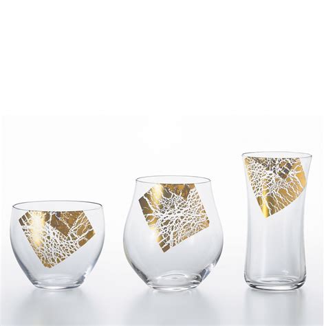 Aderia S Fluid Kirari The Three Craft Sake Glass Set Made In Japan
