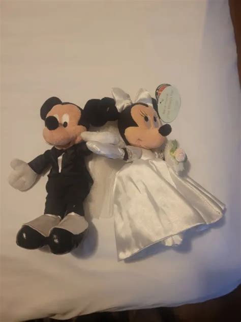 Disney Mickey And Minnie Mouse Bride And Groom Wedding Song Plush Disney