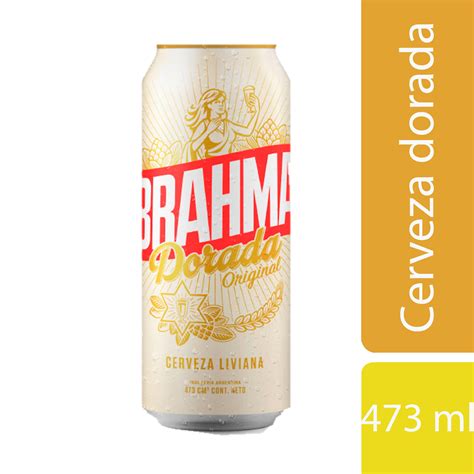 Cerveza Dorada Brahma Lata 473 Cc Carrefour