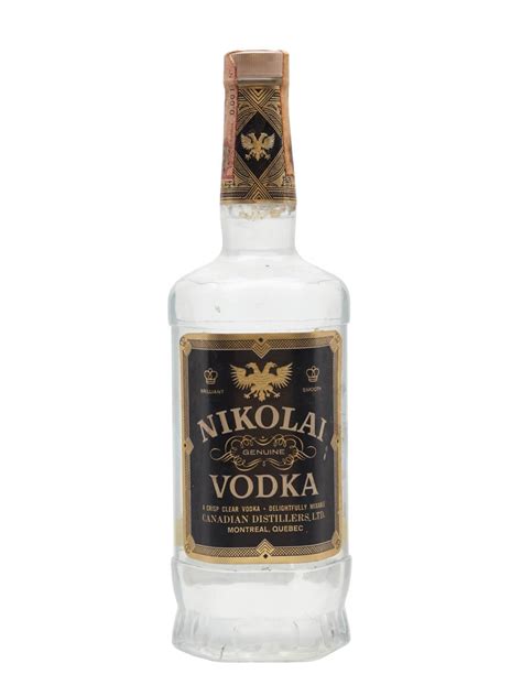 Nikolai Vodka Bot1960s Buy From Worlds Best Drinks Shop