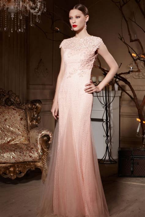 Soft Pink Embellished Evening Dress By Elliot Claire London