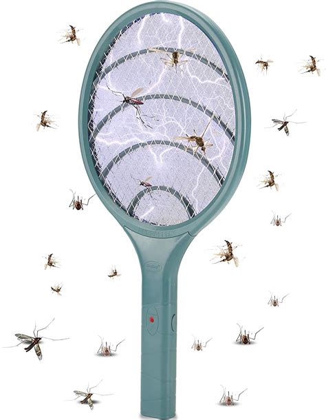 Buy Electronic Fly Swatter Killer Bee Bugs Bat Zapper Mosquito Racket