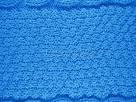 Knitted Wool Background Light Blue Stock Image Image Of Decorative