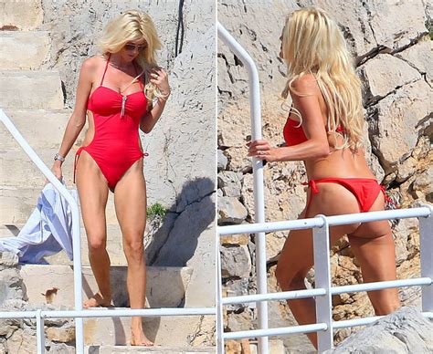 Victoria Silvstedt Flaunts Her Beach Bod Daily Star