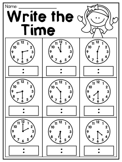 Free Telling Time Worksheets To The Half Hour Workssheet List