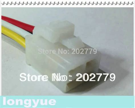 Longyue 50pcs 4 Pin Way Relay Connector Plug Socket Pigtail 15cm Wire