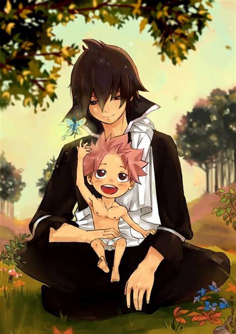 Zeref And Baby Natsu So Cute Fairy Tail Images Fairy Tail Anime