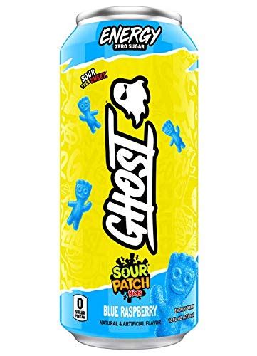 Buy Ghost Energy Ready To Drink 16 Ounce Cans Sour Patch Kids Blue