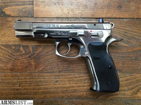 Armslist For Sale New Cz 75 B High Polished Stainless 9mm 91108