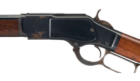 Exceptional Winchester Model 1873 22 Short Rimfire Lever Action Rifle