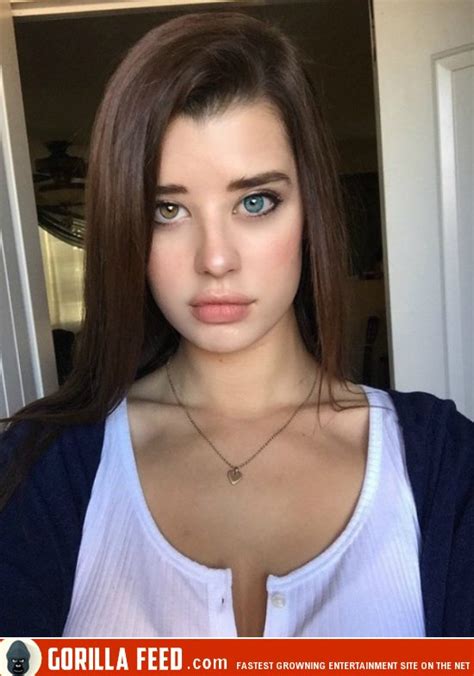 Sarah Mcdaniel Will Wow You With Her Colored Eyes And Assets