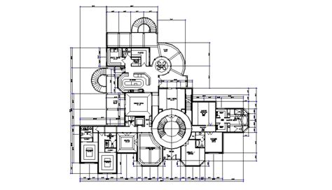 Large Mansion Plan Drawing In Dwg File Cadbull My XXX Hot Girl