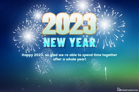 New Years Fireworks Cards 2023 Free Download