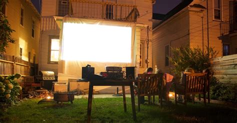 How To Set Up A Killer Backyard Movie Theater For 252