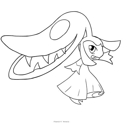 Mega Mawile Coloring Page Coloring Pages