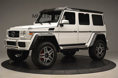 Everything you need to know on one page! Pre-Owned 2018 Mercedes-Benz G-Class G 550 4x4 Squared For Sale () | Miller Motorcars Stock #4520A