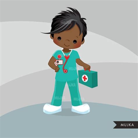 Male Nurse Clipart Cute Boy Nurse Mujka