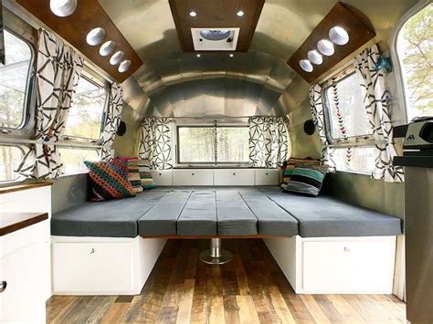 Airstream Renovation Tour Before And After Airstream Interior