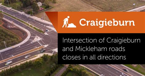 Victraffic On Twitter The Intersection Of Craigieburn Road And