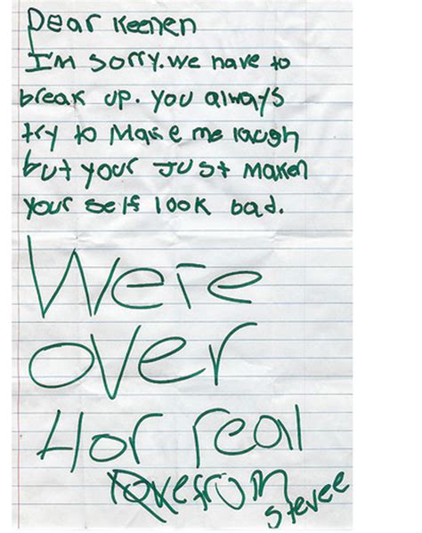 The 8 Funniest Kid Break Up Letters They Really Have A Way With Words