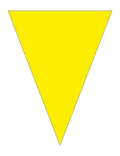 Yellow Banner Flag Clipart