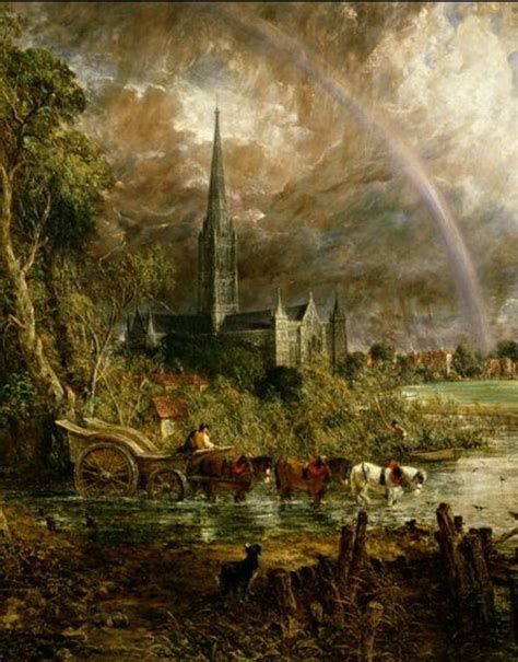 John Constable Salisbury Cathedral From The Meadows Discover The