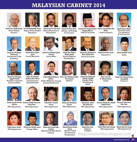 Senarai Lengkap Menteri Kabinet Baru Malaysia 2014 Gossip Hot Artis